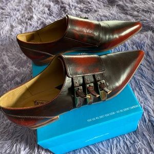 Fleuvog History Triple Strap Monk